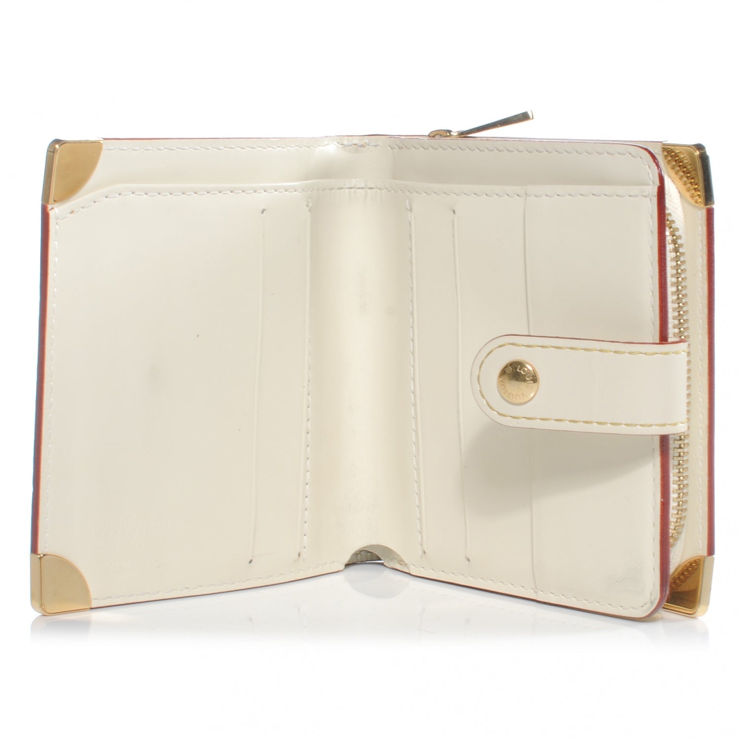 Louis Vuitton Suhali Compact Zipped Wallet White 5 of 7
