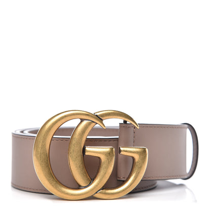 Gucci Calfskin Double G 40mm Belt 85 34 Porcelain Rose 1 of 7