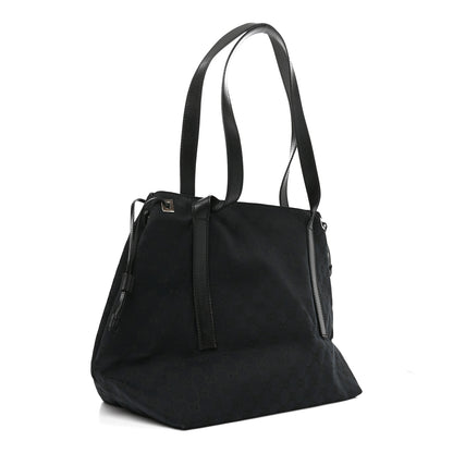 Gucci Monogram Tote Black 2 of 9