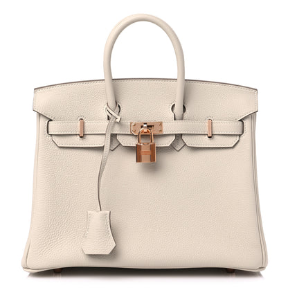 Hermes Togo Birkin 25 Craie 1 of 11