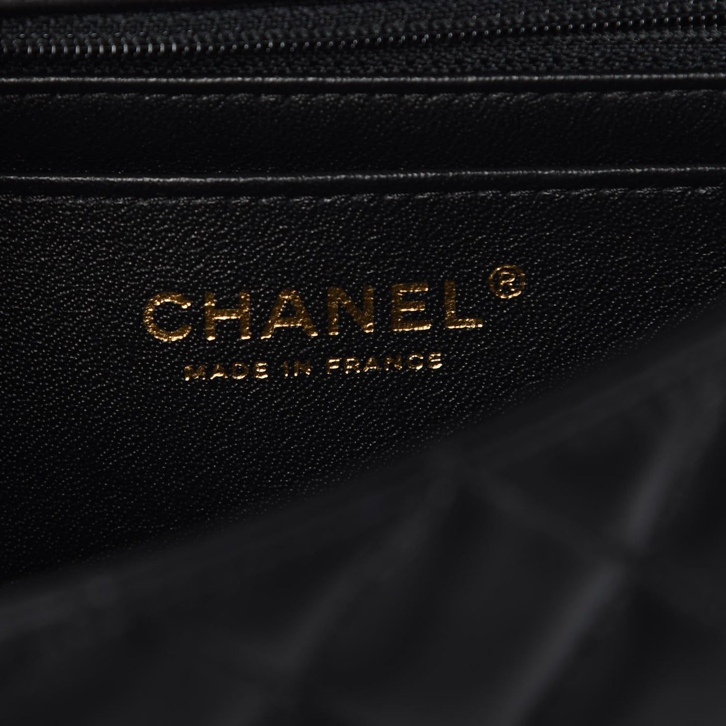 Lambskin Quilted Mini Rectangular Flap Black