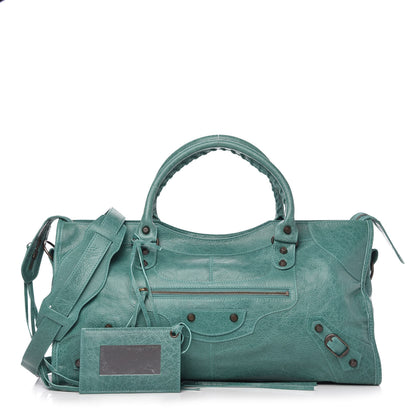 Balenciaga Agneau Classic Hardware Part Time Vert Sauge 1 of 9