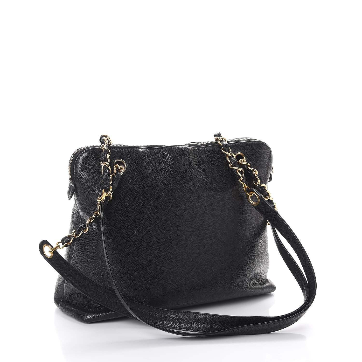 Chanel Caviar Flap Shoulder Bag Black 3 of 10