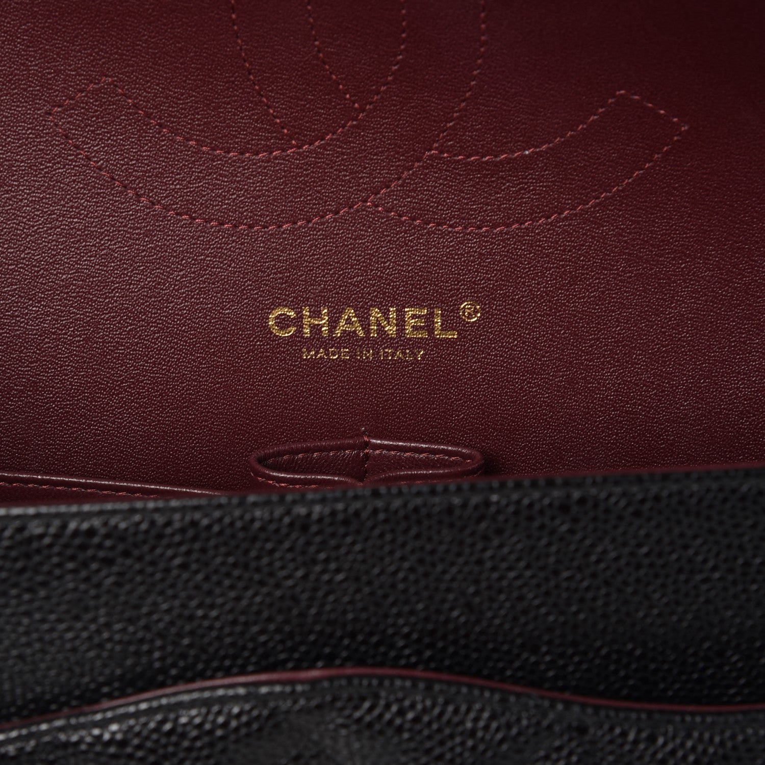 Chanel Caviar Quilted Jumbo Double Flap Black 8 of 9
