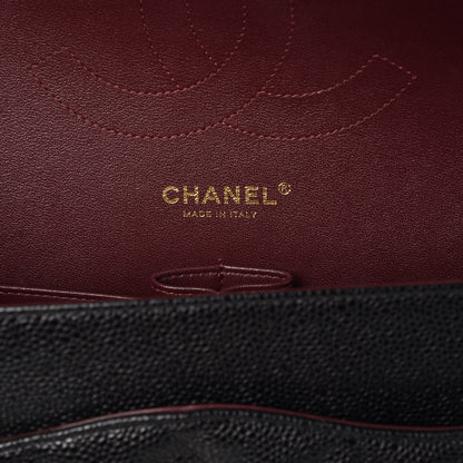 Chanel Caviar Quilted Jumbo Double Flap Black 8 of 9