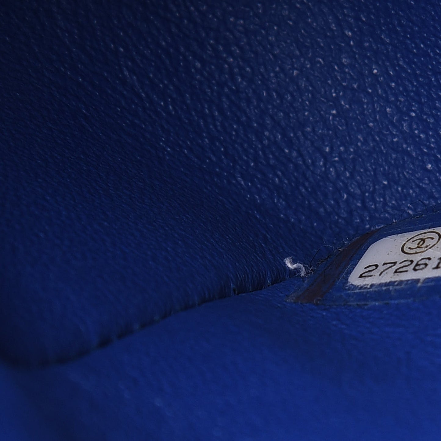 Lambskin Quilted Mini Rectangular Flap Royal Blue