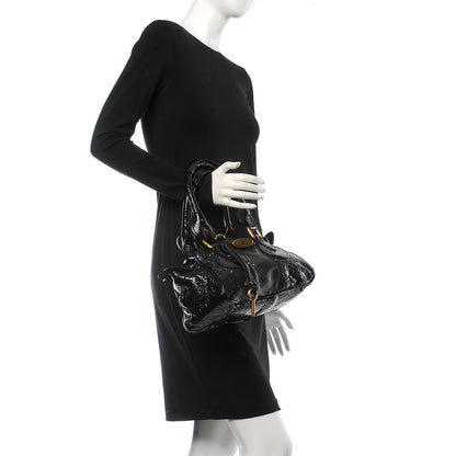 Chloe Patent Lambskin Small Paddington Satchel Black 2 of 8