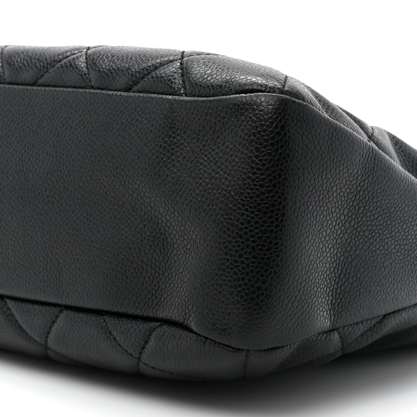 Caviar Quilted Timeless CC Soft Tote Black