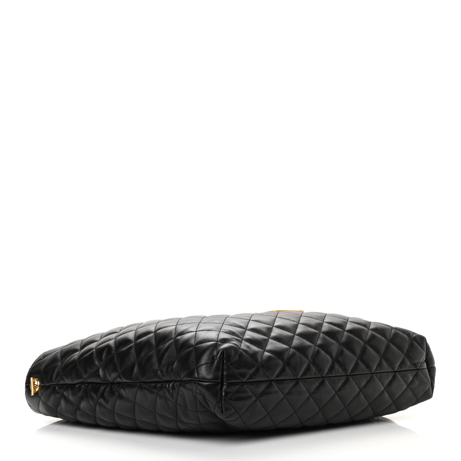 Saint Laurent Lambskin Quilted Maxi Icare Shopping Tote Black 5 of 12