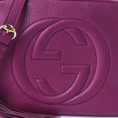 Gucci Pebbled Calfskin Small Soho Disco Bag Peonia Flower 9 of 10