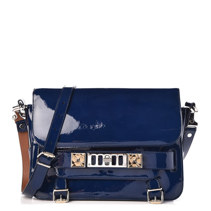 Proenza Schouler Patent PS11 Classic Shoulder Bag Cadet Blue 1 of 10