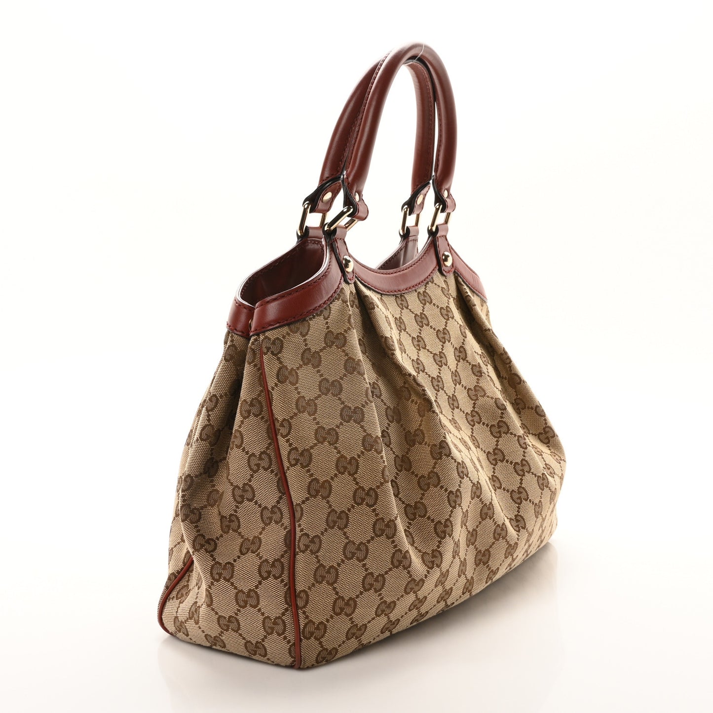 Monogram Medium Sukey Tote Dark Red