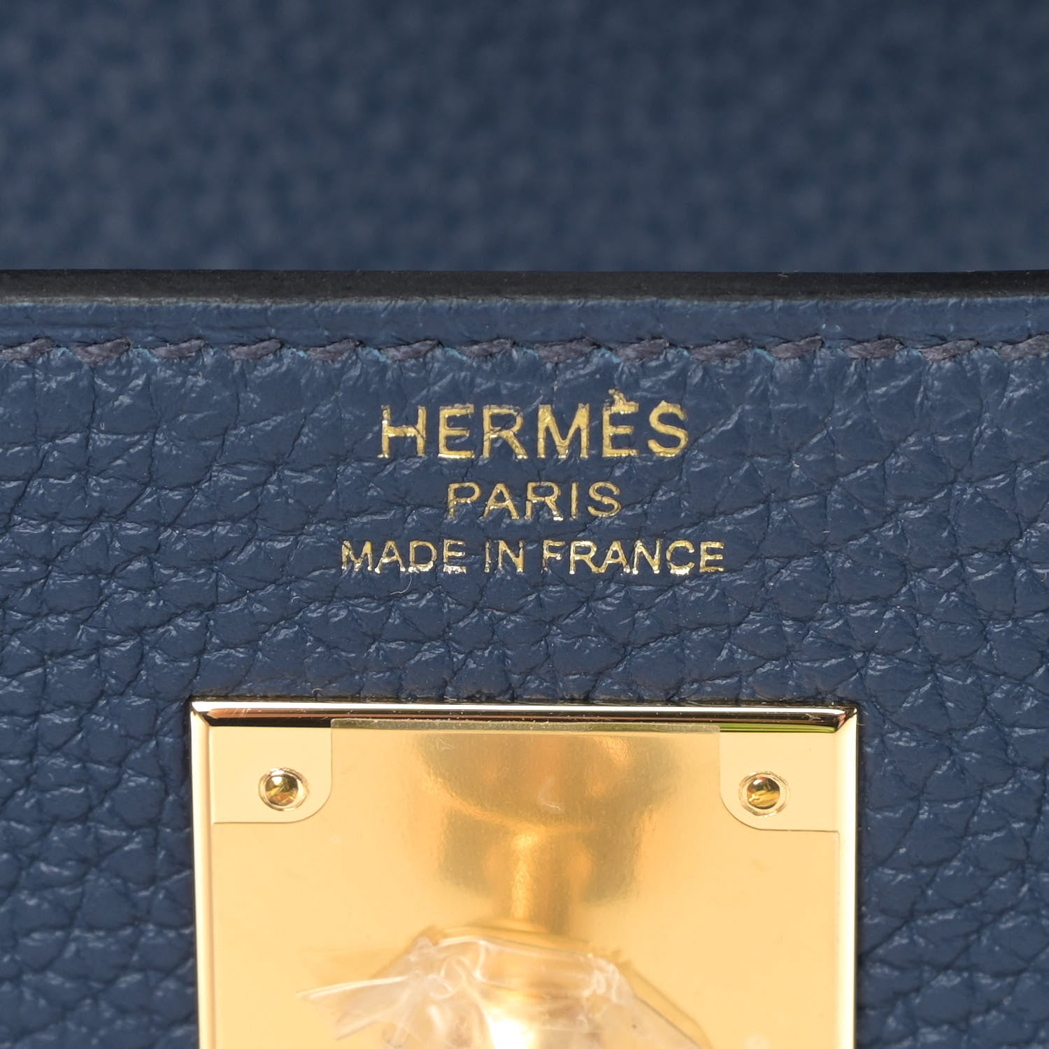 Hermes Togo Kelly Retourne 28 Bleu De Prusse 8 of 10