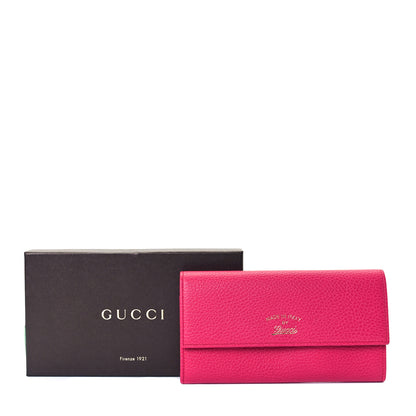 Gucci Dollar Calfskin Swing Continental Wallet Blossom 7 of 7