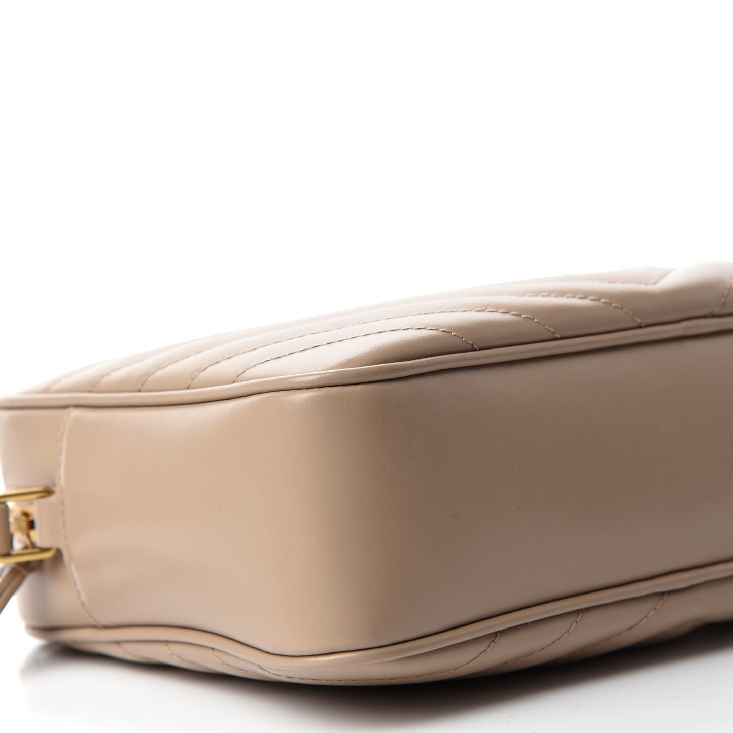 Calfskin Matelasse Monogram Lou Camera Bag Dark Beige