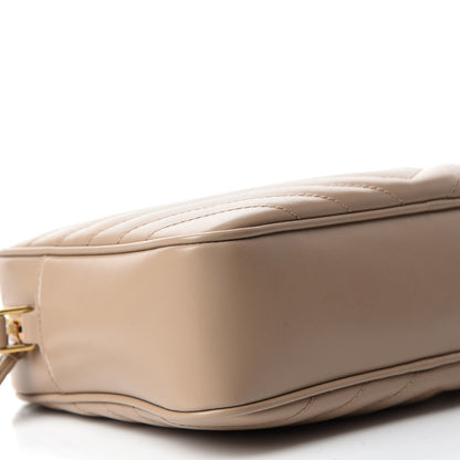 Saint Laurent Calfskin Matelasse Monogram Lou Camera Bag Dark Beige 6 of 10