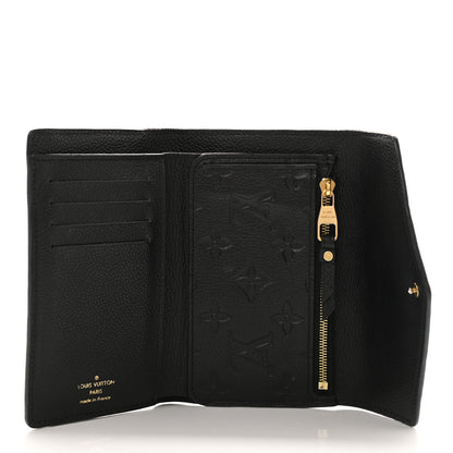 Louis Vuitton Empreinte Compact Curieuse Wallet Black 5 of 7