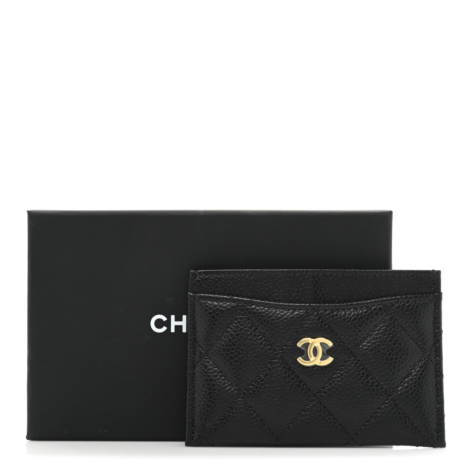 Chanel Caviar Quilted Card Holder Black 11 of 11
