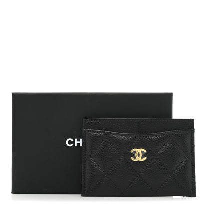 Chanel Caviar Quilted Card Holder Black 11 of 11