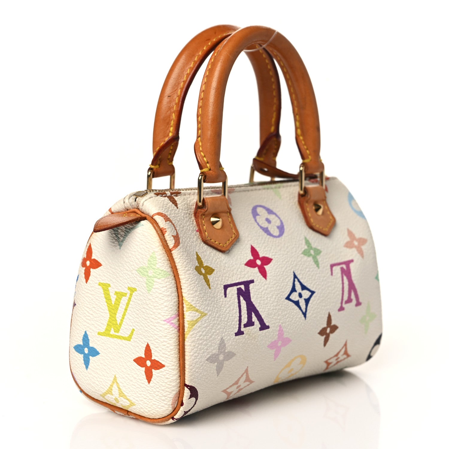 Louis Vuitton Monogram Multicolor Mini Sac HL Speedy White 3 of 11