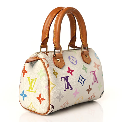 Louis Vuitton Monogram Multicolor Mini Sac HL Speedy White 3 of 11