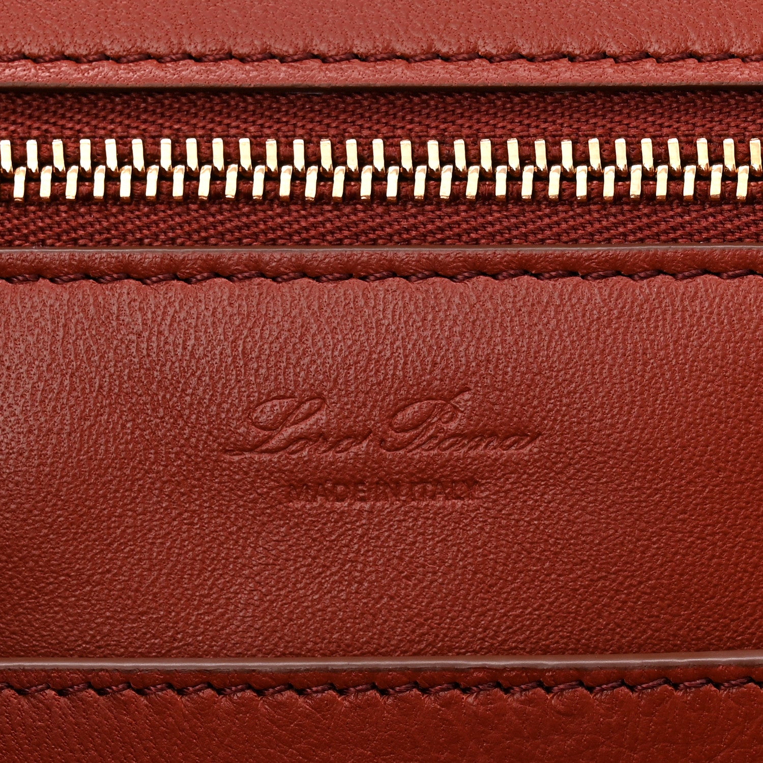 Loro Piana Smooth Calfskin Small Ghiera Bag Navy 6 of 9