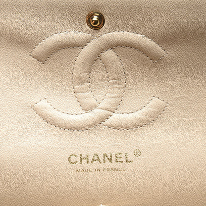 Chanel Caviar Quilted Medium Double Flap Beige Clair 5 of 9