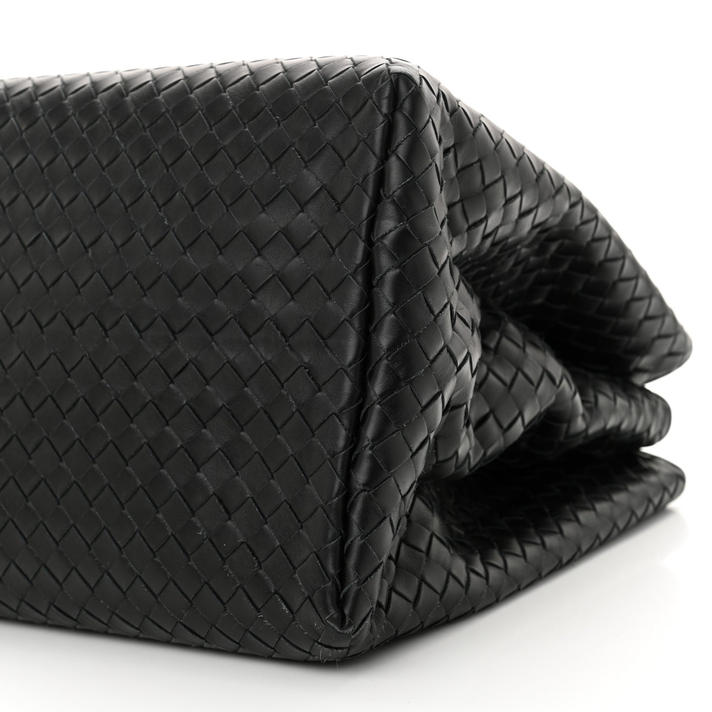 Nappa Intrecciato Medium Roma Tote Black