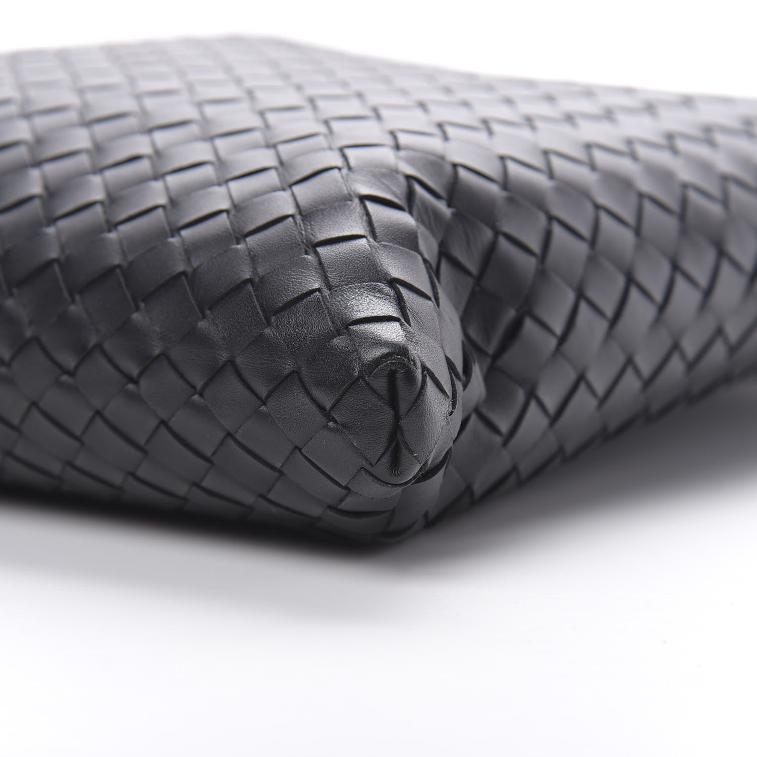 Bottega Veneta Nappa Intrecciato VN Crossbody Messenger Bag Black 10 of 10