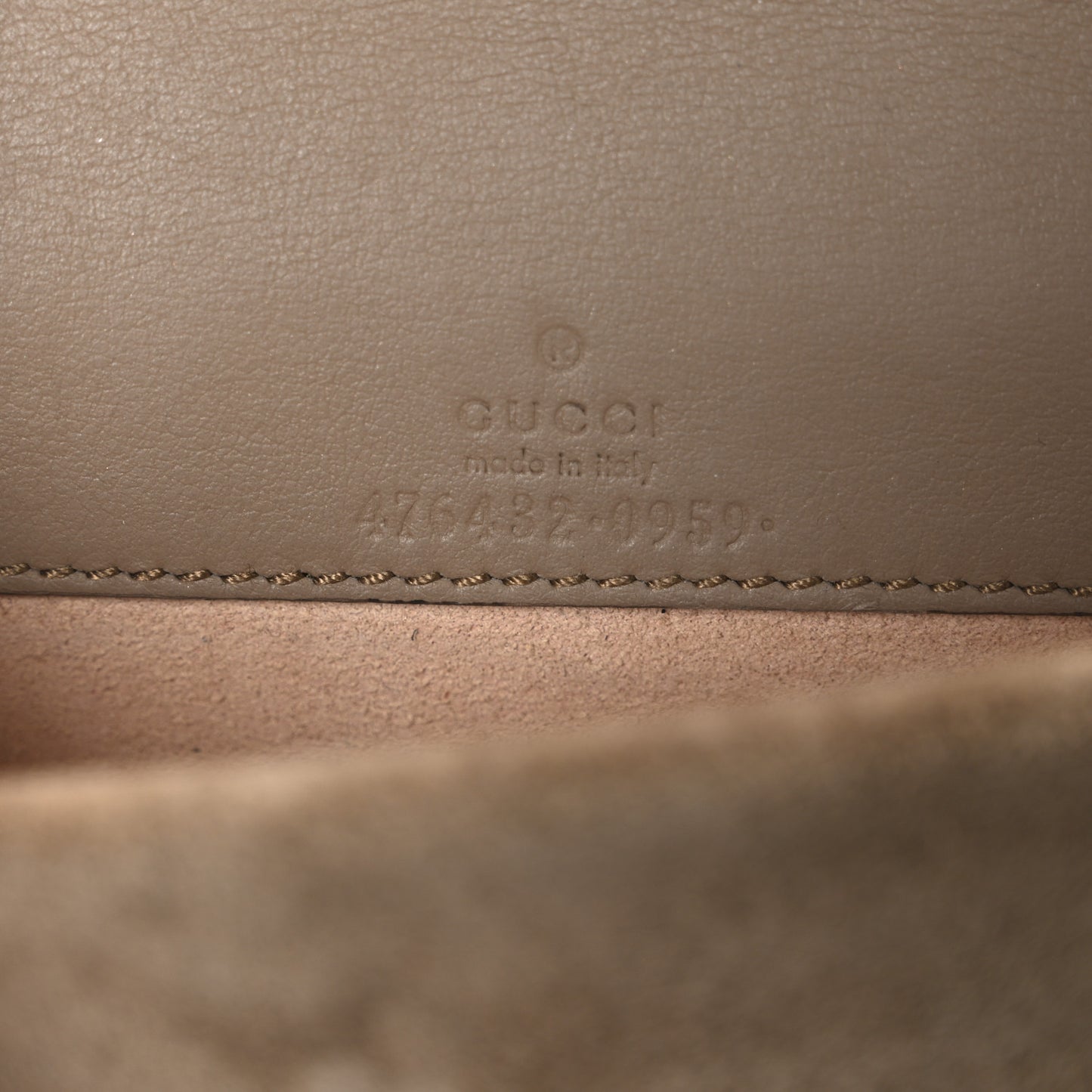 GG Supreme Monogram Super Mini Dionysus Shoulder Bag Taupe