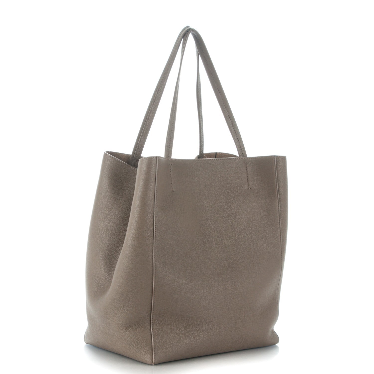 Celine Soft Grained Calfskin Medium Phantom Luggage Cabas Souris 3 of 7