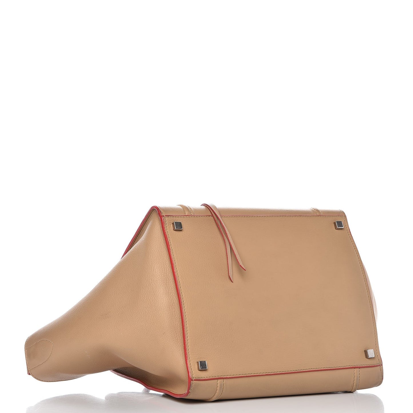 Supple Calfskin Medium Phantom Luggage Camel