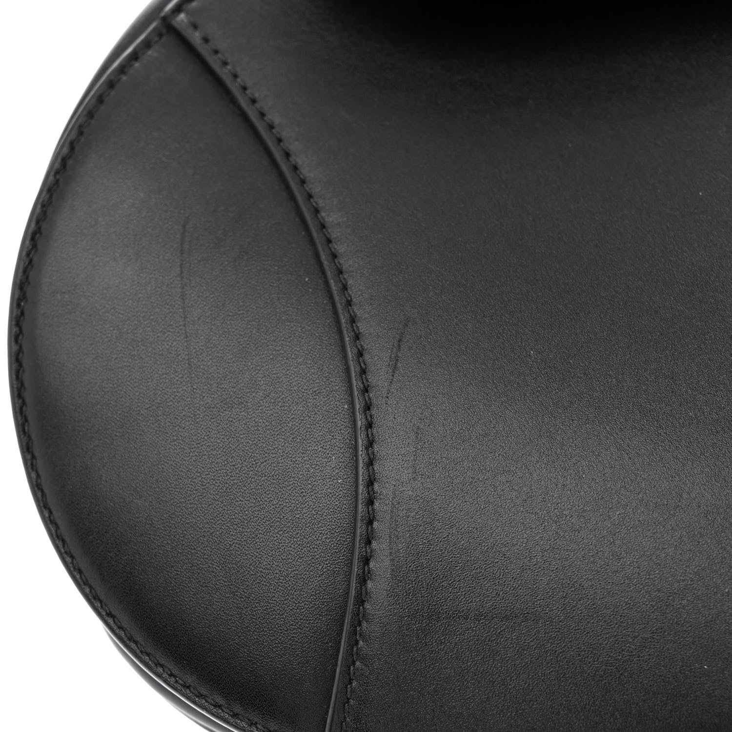 Christian Dior Calfskin Saddle Bag Black 12 of 13