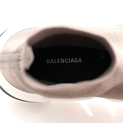 Balenciaga Technical 3D Recycled Knit Bi-Color Sole Womens Speed 2.0 Sneakers 37 Dark Beige White Black 6 of 7