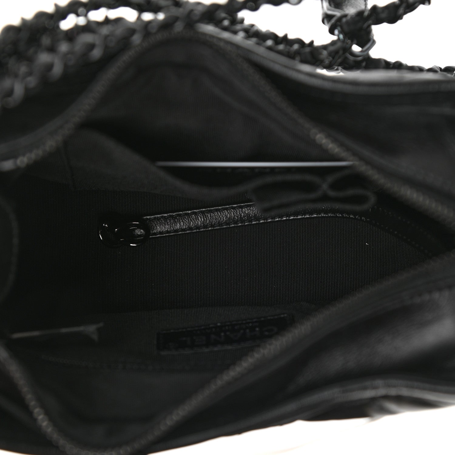 Chanel Aged Calfskin Quilted Small Gabrielle Hobo So Black 5 of 12