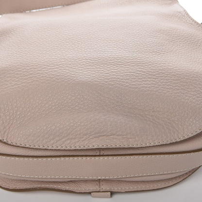 Chloe Calfskin Medium Marcie Round Crossbody Bag Abstract White 9 of 9