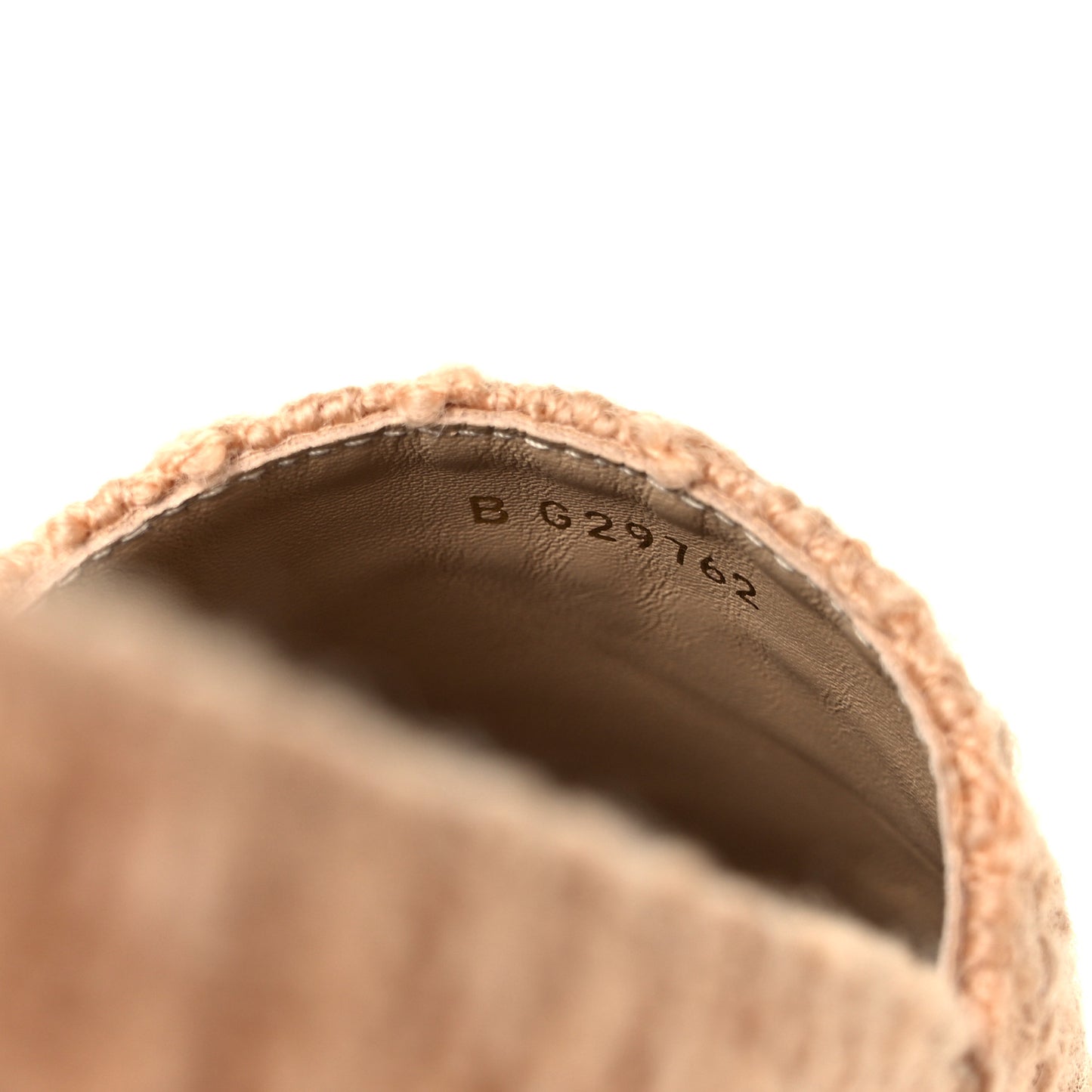 Tweed Lambskin CC Espadrilles 40 Dark Beige Light Brown