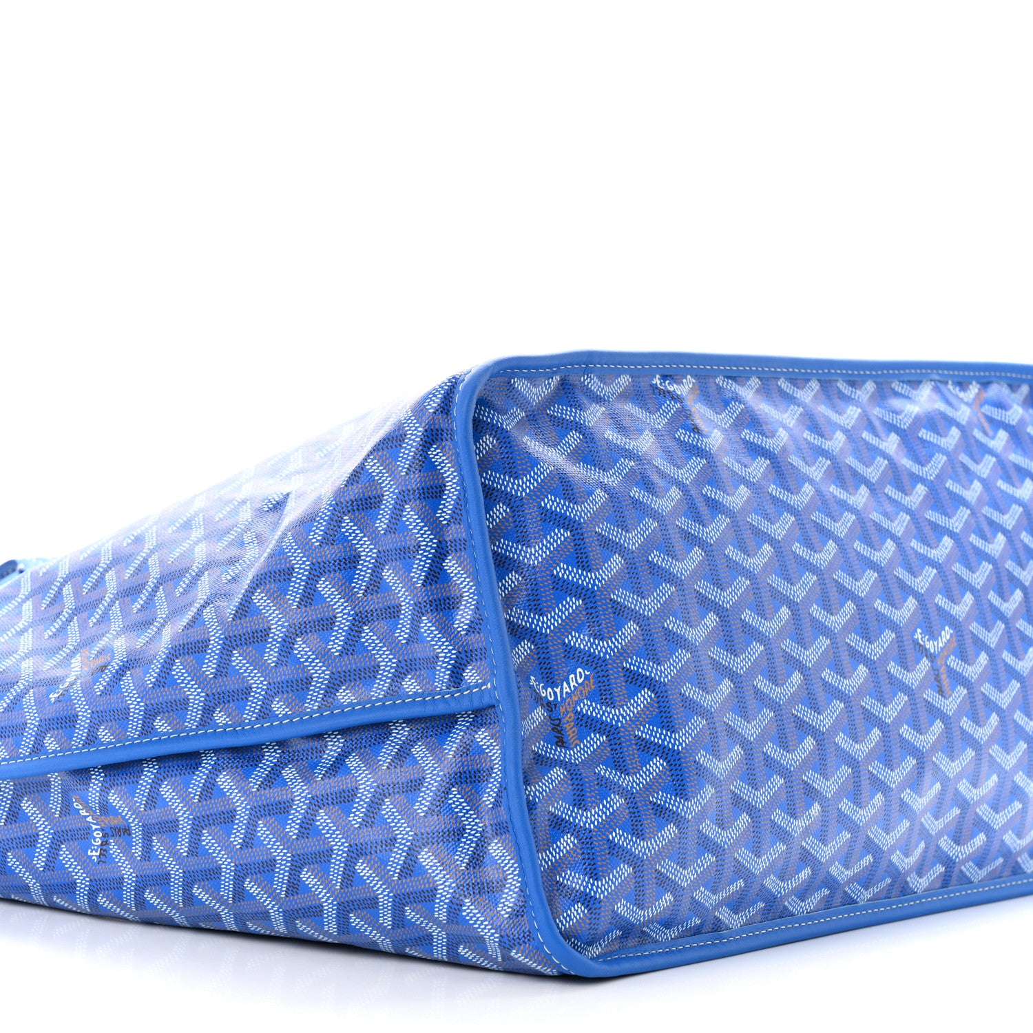 Goyard Goyardine Reversible Anjou GM Sky Blue 10 of 11