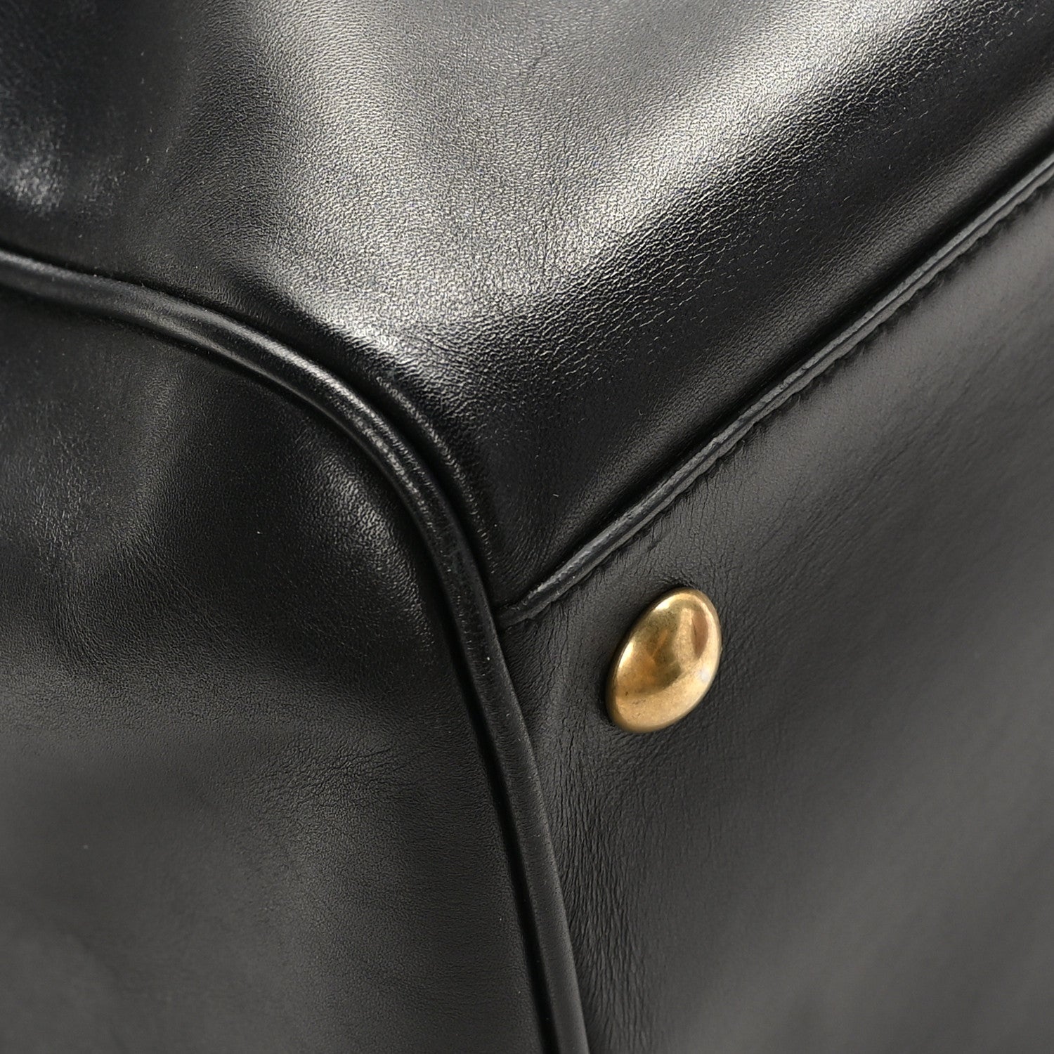 Saint Laurent Calfskin Classic Duffle 6 Black 10 of 12