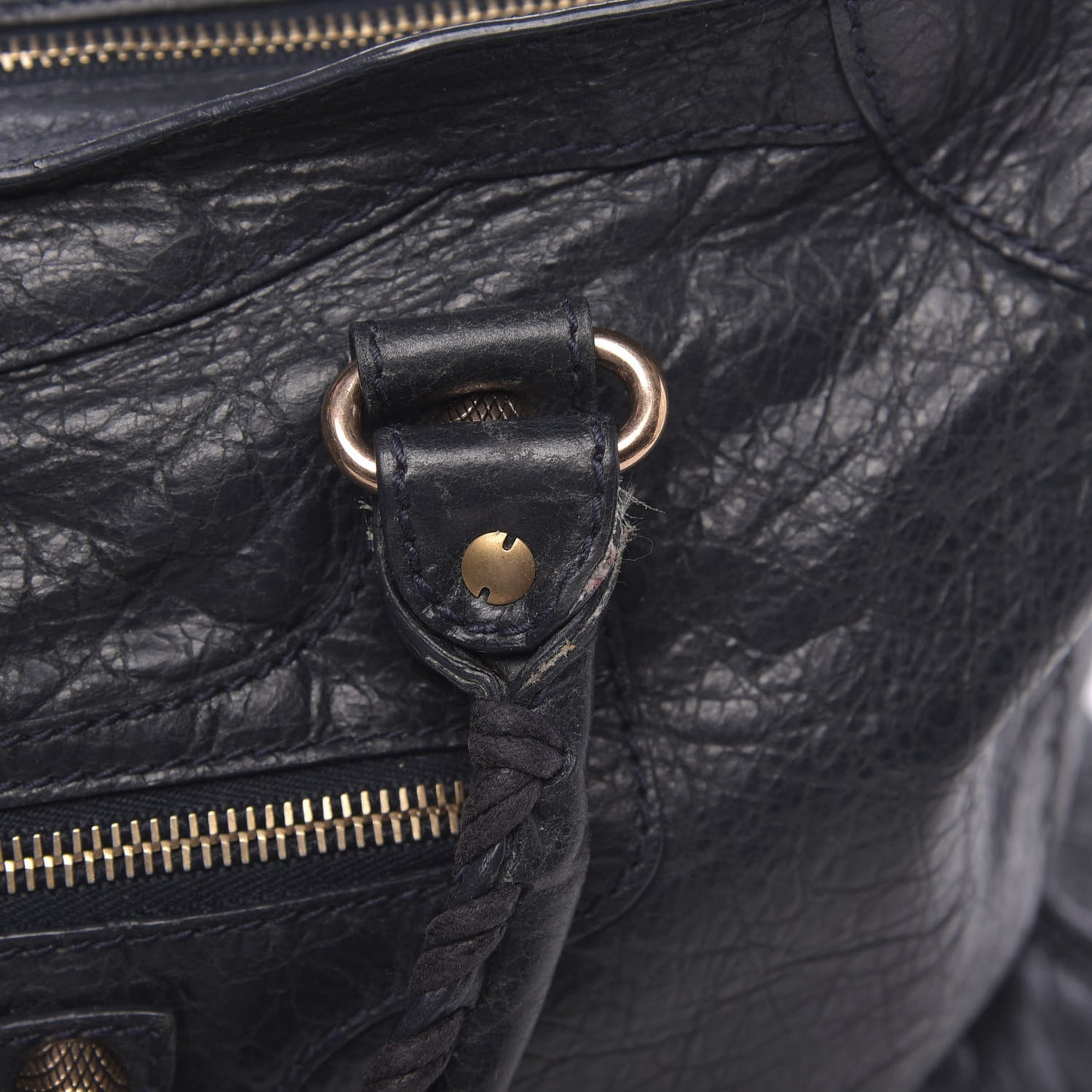Agneau Giant 12 Rose Gold Hardware City Dark Night