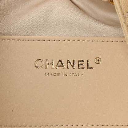 Chanel Caviar Quilted Small Chanel 25 Handbag Light Beige 6 of 10