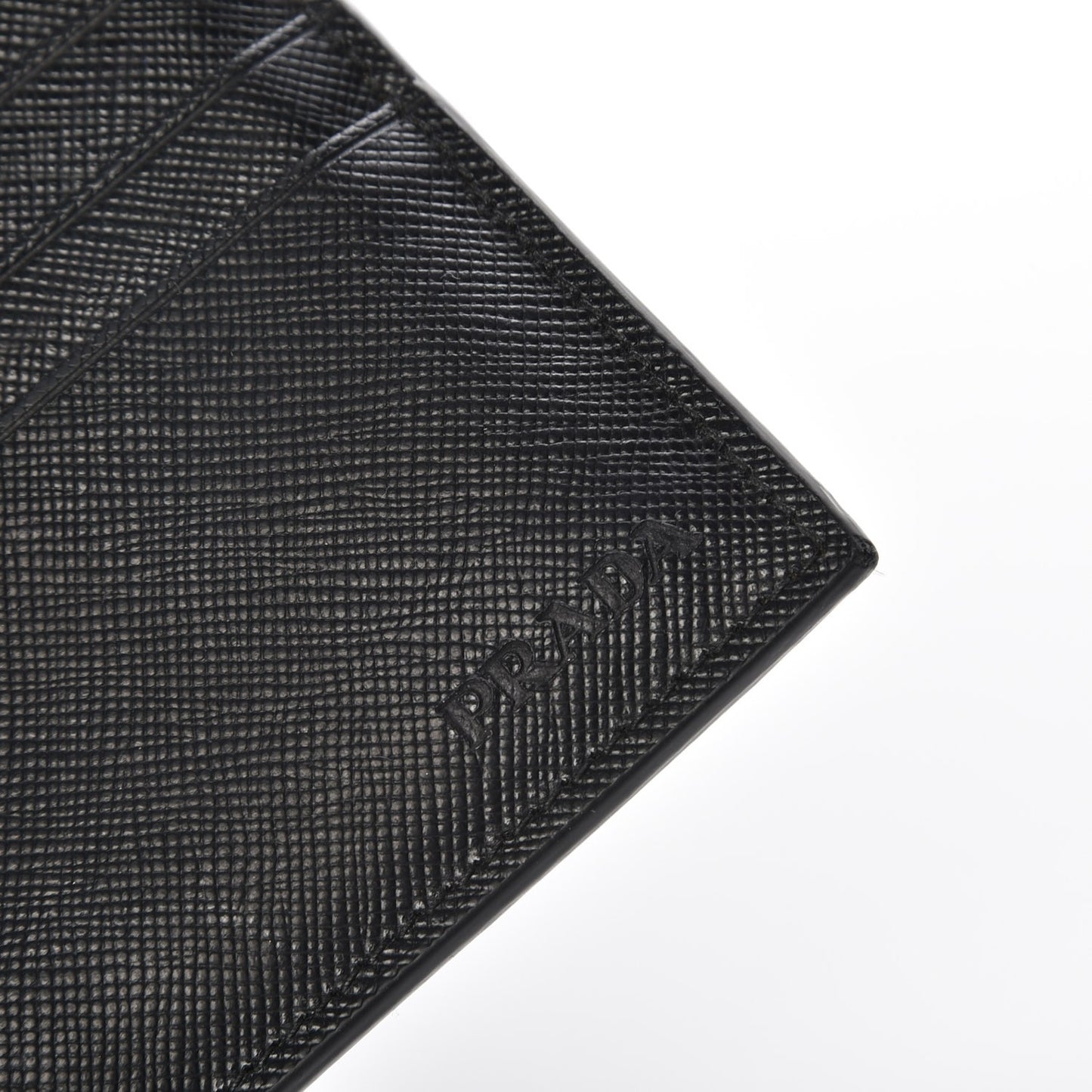 Saffiano Card Holder Nero Black