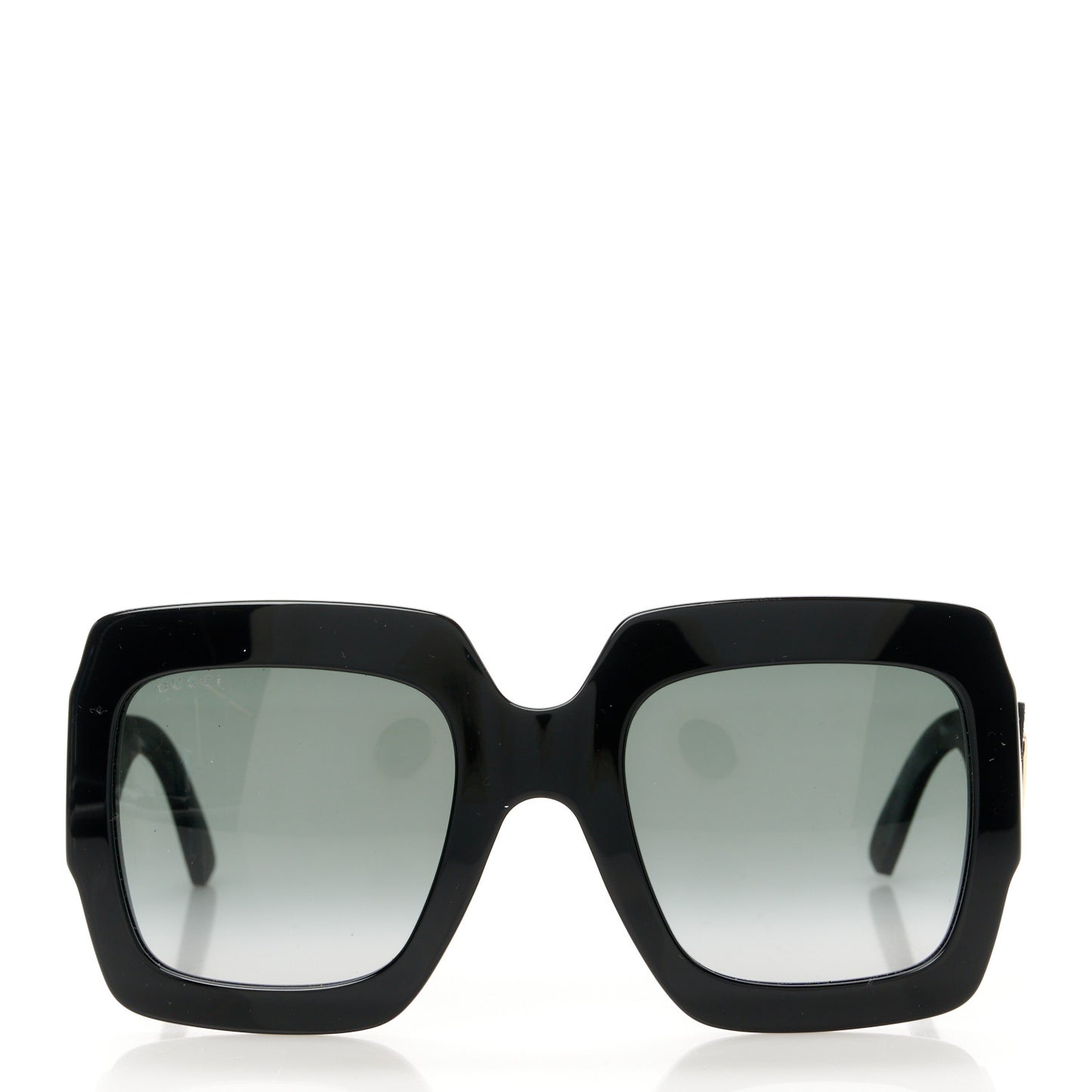 Square Frame Glitter GG0102S Sunglasses Black