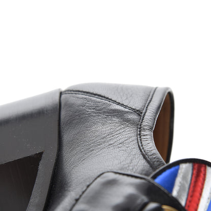 Gucci Lambskin Union Jack Horsebit Loafer Pumps 38 Black 12 of 14