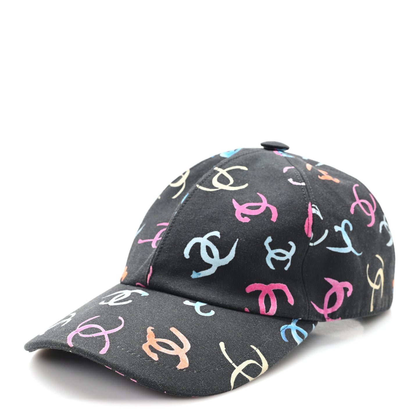 Cotton CC Cap Hat Black Multicolor