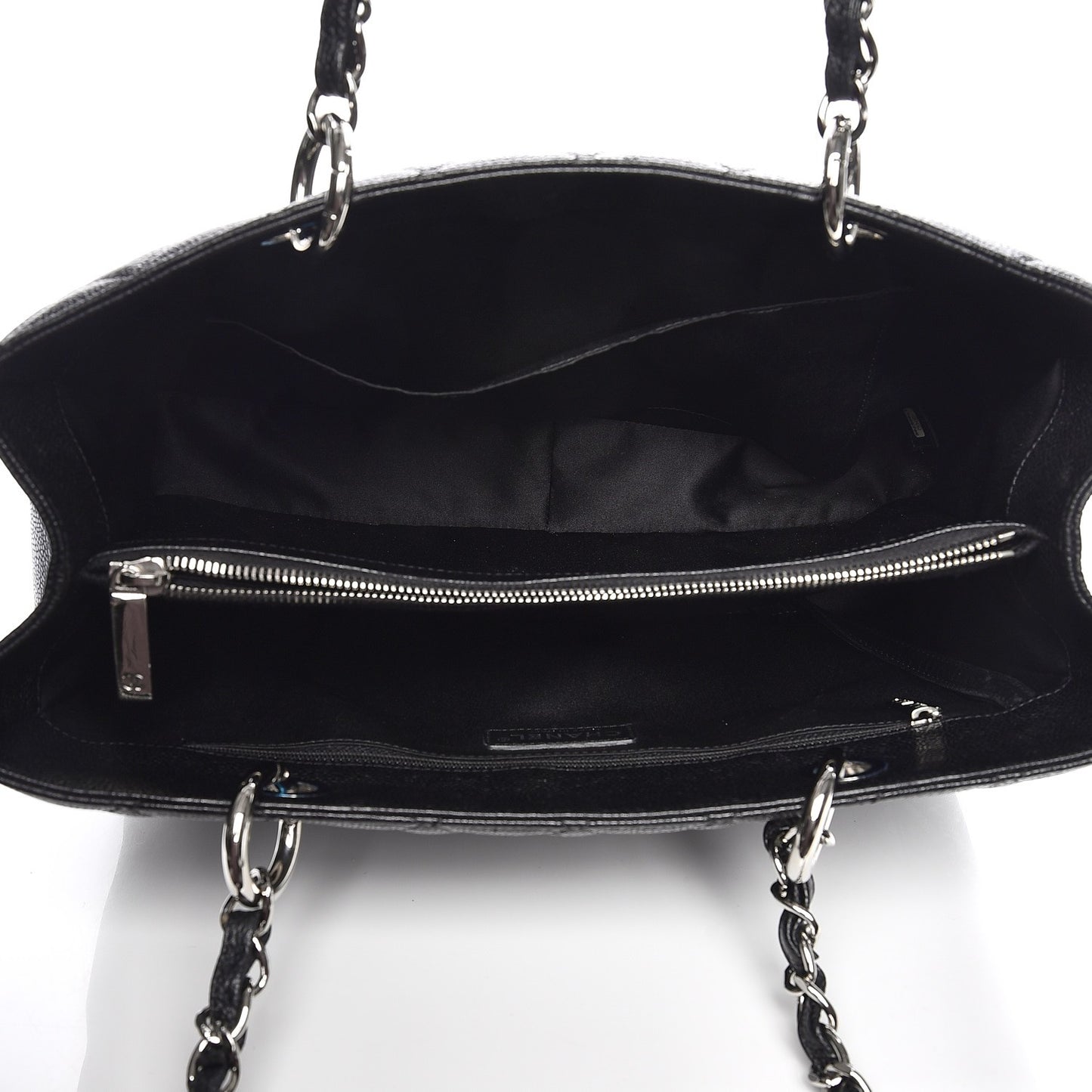 Caviar Quilted Grand Shopping Tote GST Black