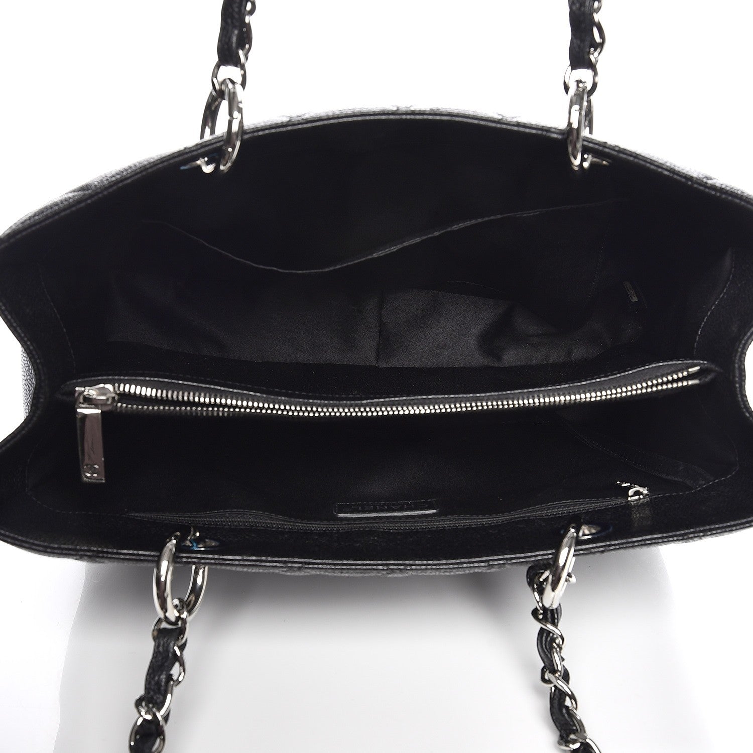 Chanel Caviar Quilted Grand Shopping Tote GST Black 5 of 15