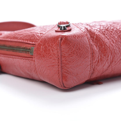 Balenciaga Agneau Classic Hardware XS Reporter Crossbody Rouge Tango 9 of 10