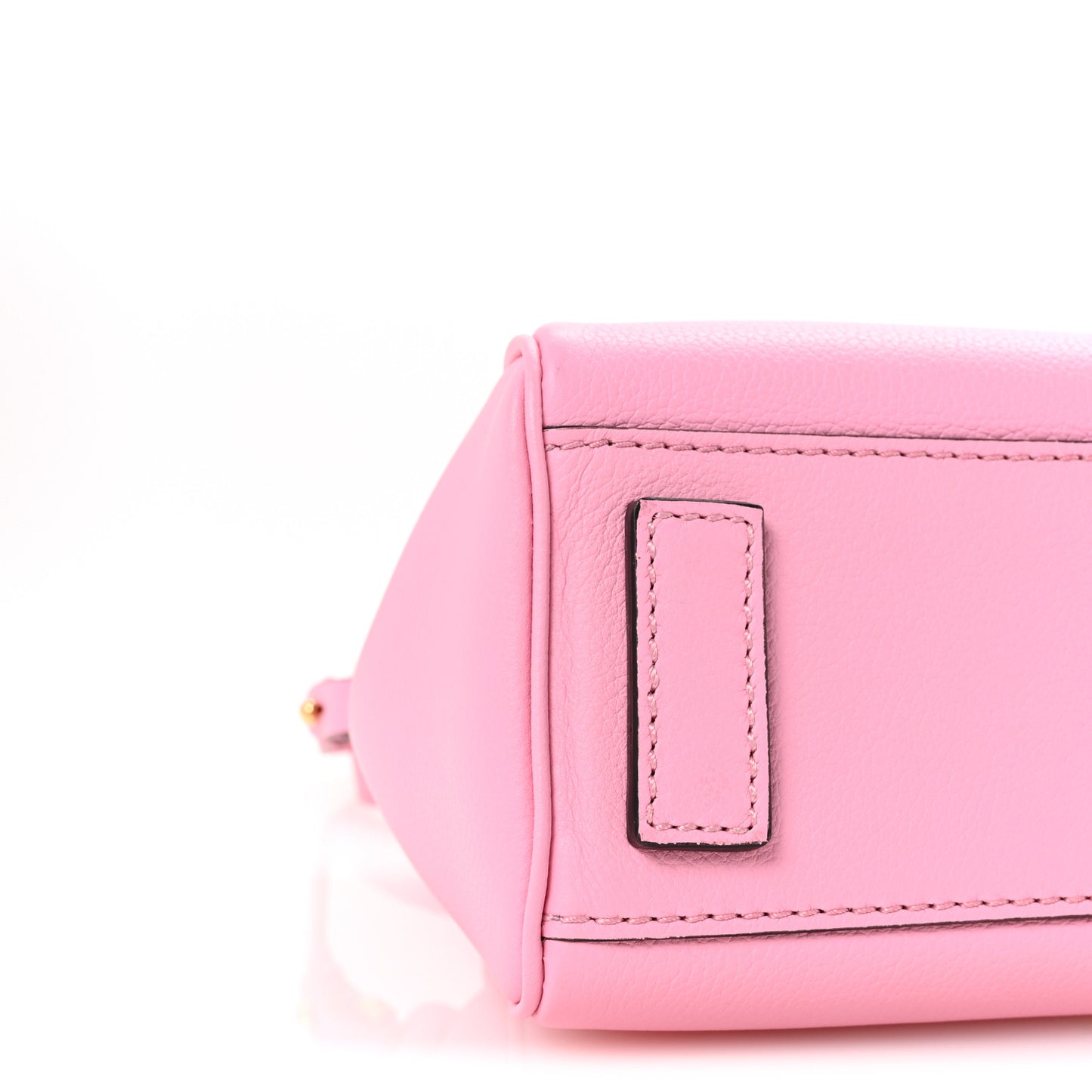 Grained Calfskin Small La Medusa Top Handle Bag Pink