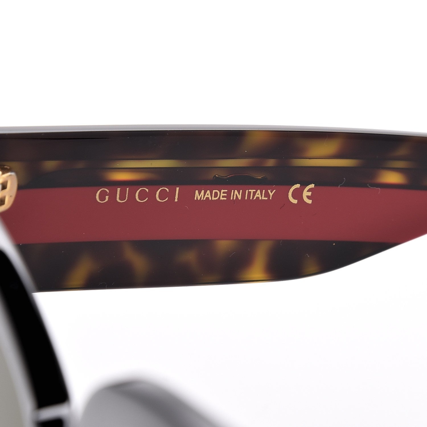 Gucci Square Frame Web Sunglasses GG0059S Black 6 of 8
